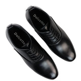 Meeste paeltega mustad Derby Oxfordi kingad