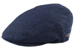 Meeste lameda nokaga villane kalasabamustriga tumesinine tviidmüts, klassikaline 1920ndate unisex Del Boy