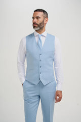 Malibu - meeste taevasinine vest