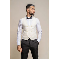 Marco - meeste kaherealine kreemikas vest