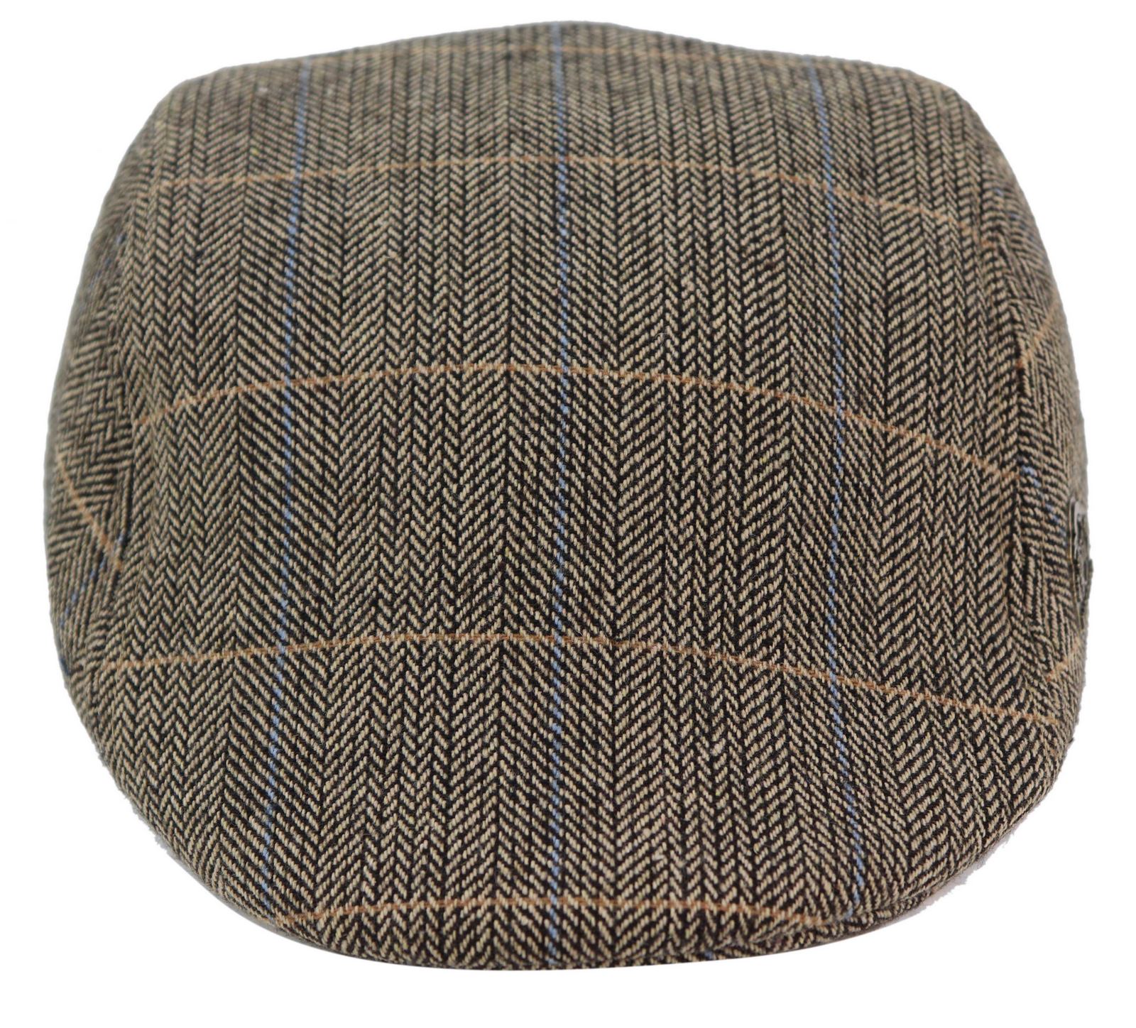 Marc Darcy DX7 meeste tviidist vintage retro vanaisa lamedate mütsidega mütsid Peaky Blinders Check Classic