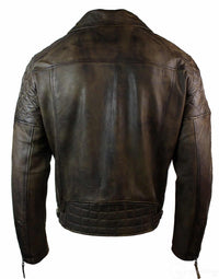 Ehtne nahk, vintage pestud pruun, must, burgundiapunane, sinine, puidust meeste bikerjakk, risti lukuga, retro vabaaja-pruun