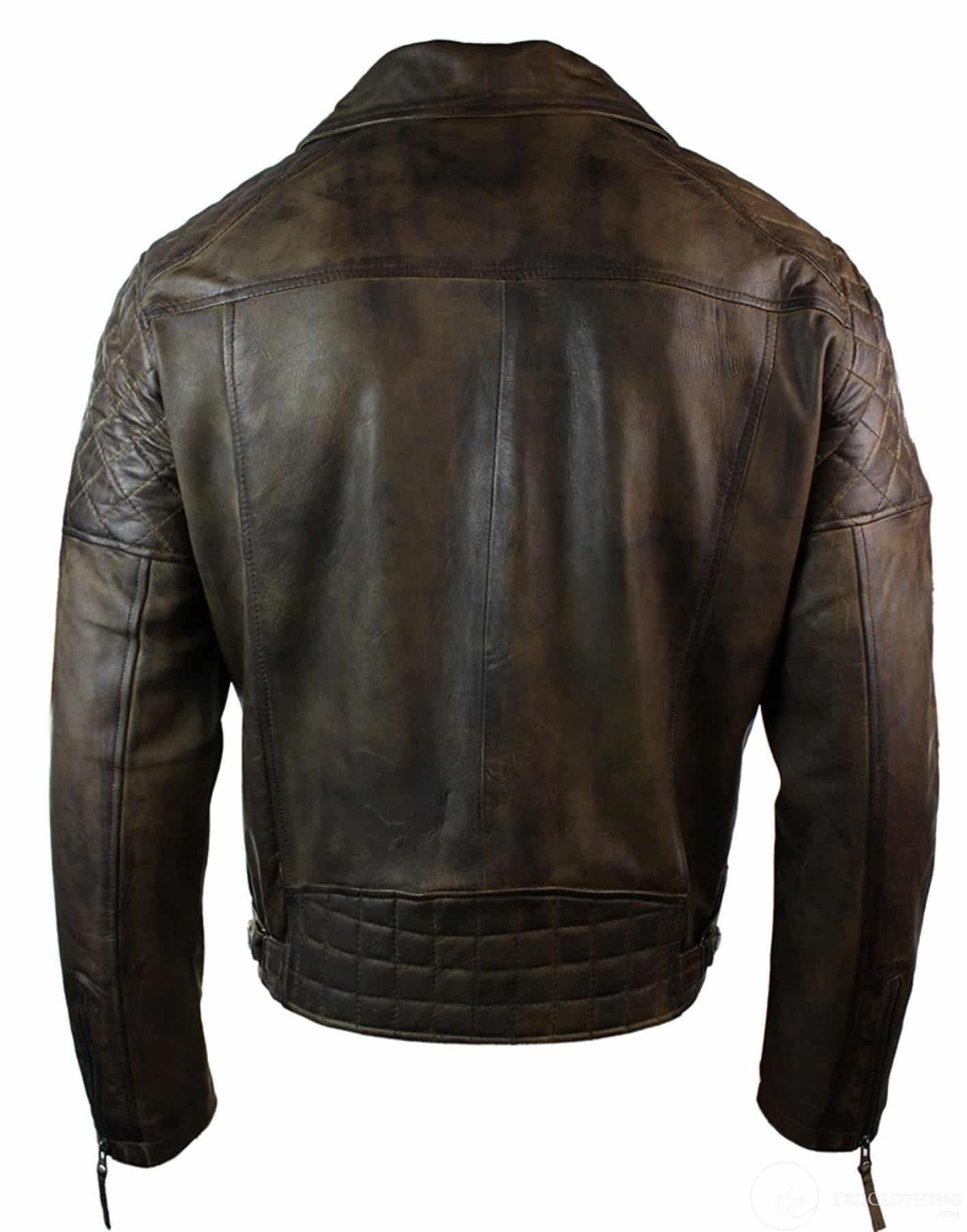 Ehtne nahk, vintage pestud pruun, must, burgundiapunane, sinine, puidust meeste bikerjakk, risti lukuga, retro vabaaja-pruun