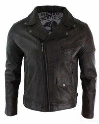 Ehtne nahk, vintage-stiilis pestud pruun, must, burgundiapunane, sinine, puidust biker-meeste jope, risti lukuga, retro vabaaja-zuulu pruun