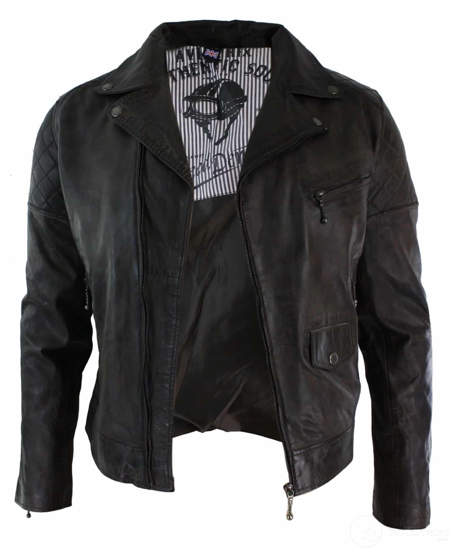 Ehtne nahk, vintage-stiilis pestud pruun, must, burgundiapunane, sinine, puidust biker-meeste jope, risti lukuga, retro vabaaja-zuulu pruun