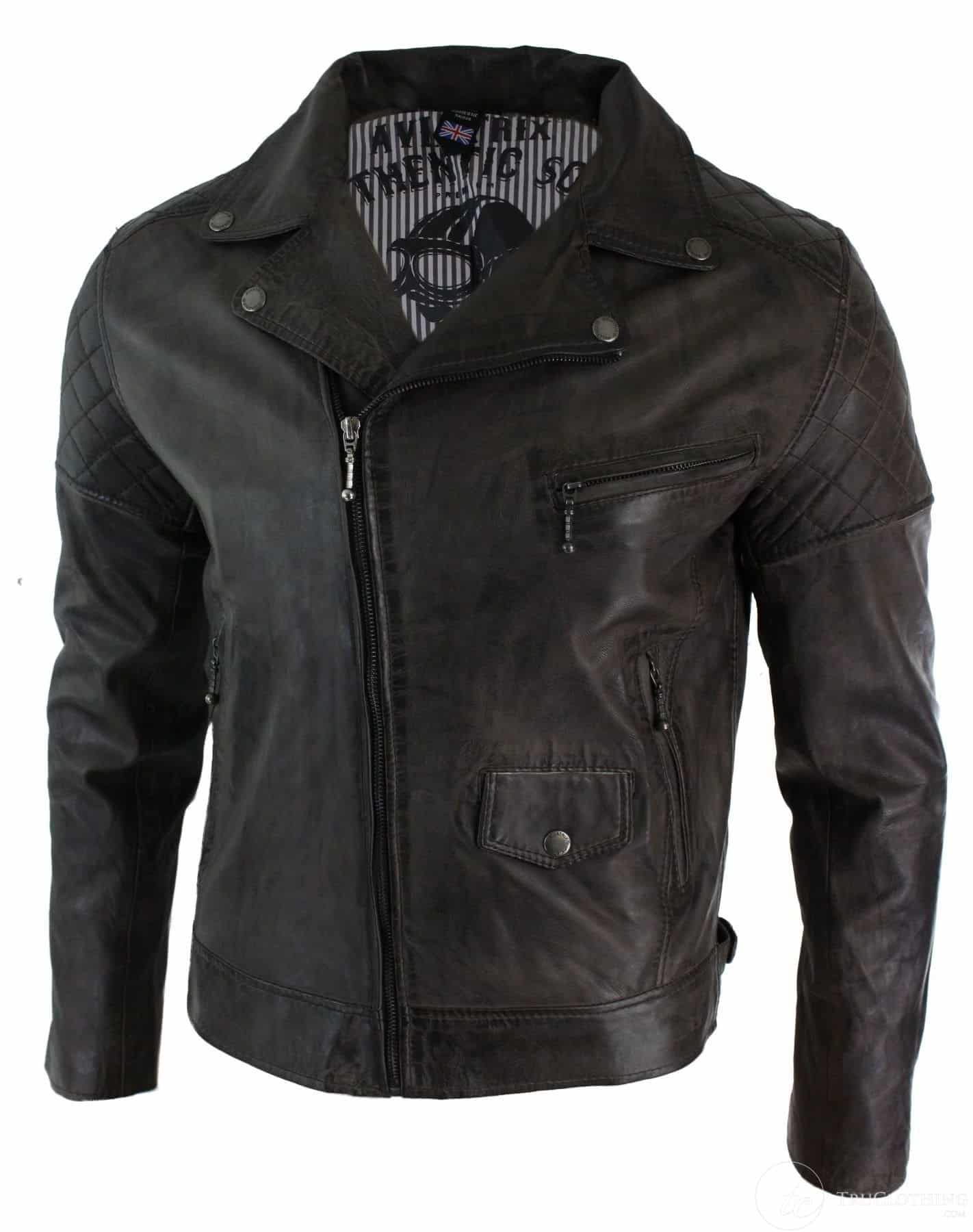 Ehtne nahk, vintage-stiilis pestud pruun, must, burgundiapunane, sinine, puidust biker-meeste jope, risti lukuga, retro vabaaja-zuulu pruun
