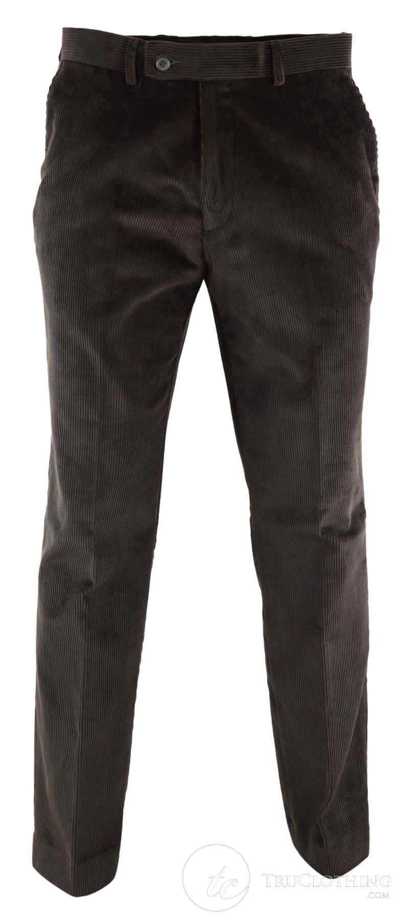 Meeste pruunid velvetist sukad
