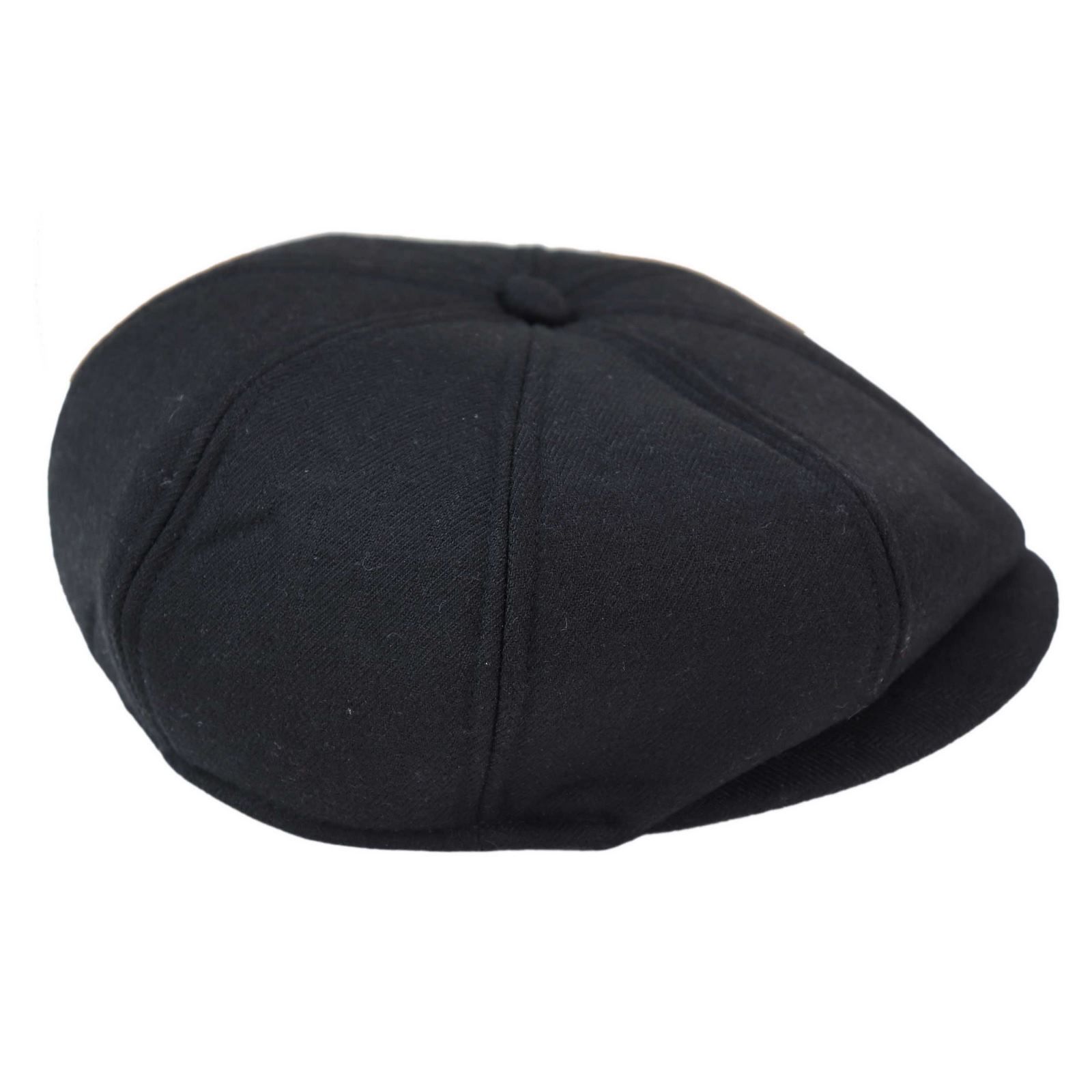 Meeste 8-paneeliga Peaky Blinders müts - must