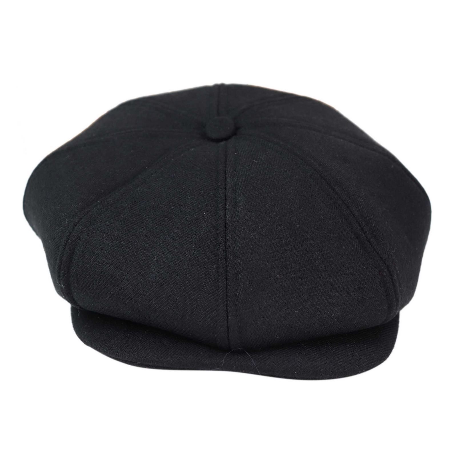 Meeste 8-paneeliga Peaky Blinders müts - must