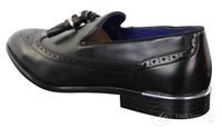 Meeste mustad tutiga brogue-kingad