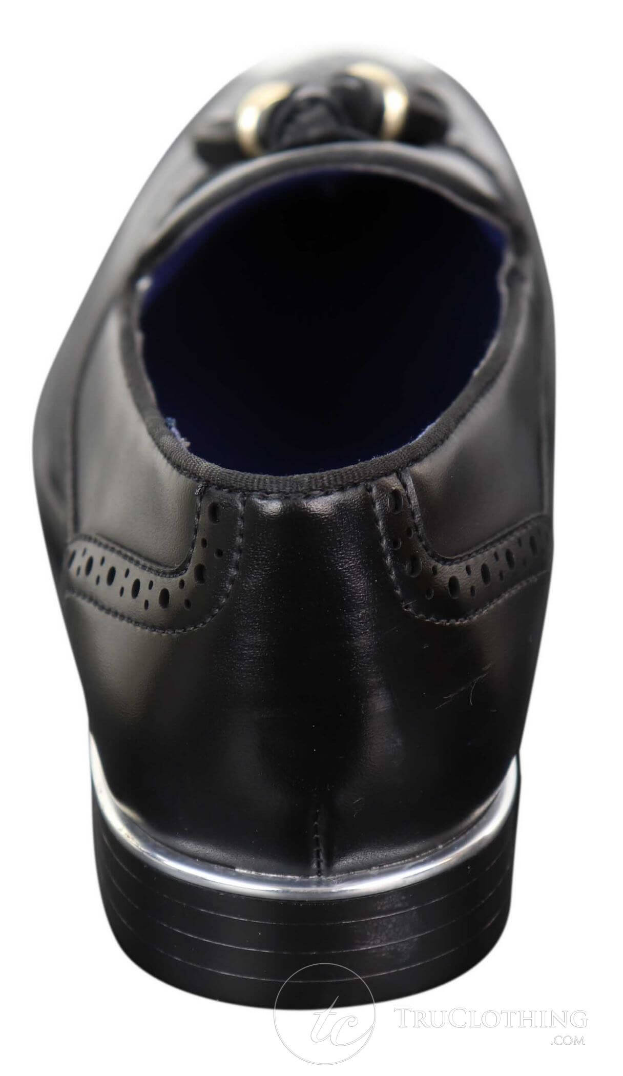 Meeste mustad tutiga brogue-kingad