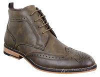 Meeste pruunid paeltega brogue-saapad - Cavani Sava