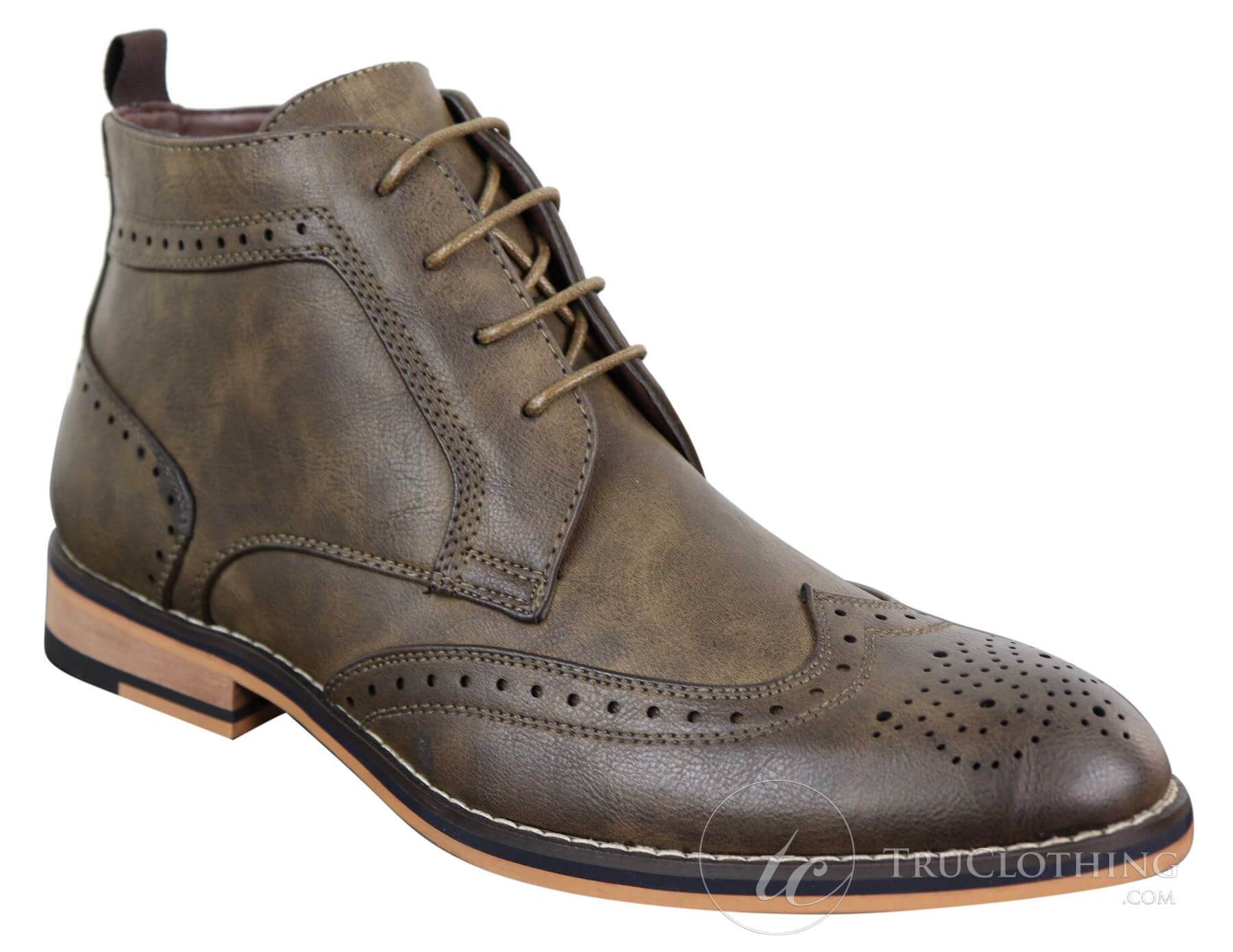 Meeste pruunid paeltega brogue-saapad - Cavani Sava