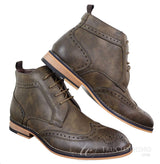 Meeste pruunid paeltega brogue-saapad - Cavani Sava