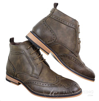 Meeste pruunid paeltega brogue-saapad - Cavani Sava