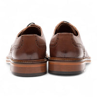 Meeste pruunid nahast brogue-nahast kingad
