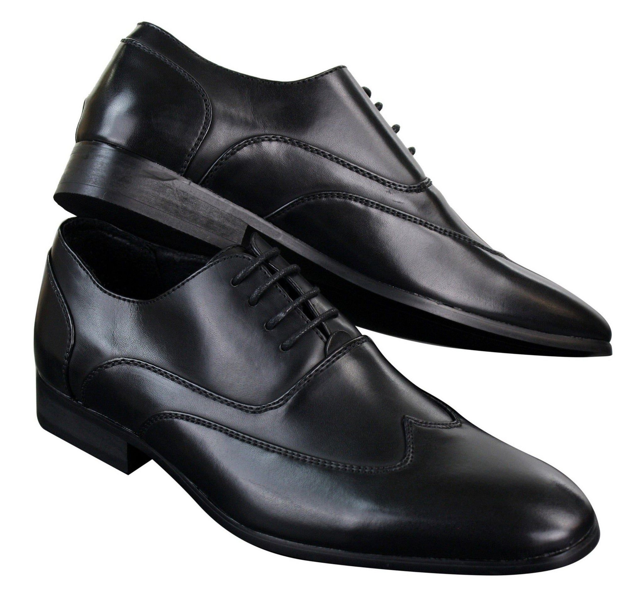 Meeste nahast paeltega brogue-kingad Itaalia disainerist, elegantsed, pidulikud ja klassikalised, retro-stiilis kingad.