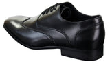 Meeste nahast paeltega brogue-kingad Itaalia disainerist, elegantsed, pidulikud ja klassikalised, retro-stiilis kingad.