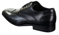 Meeste nahast paeltega brogue-kingad Itaalia disainerist, elegantsed, pidulikud ja klassikalised, retro-stiilis kingad.