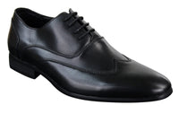 Meeste nahast paeltega brogue-kingad Itaalia disainerist, elegantsed, pidulikud ja klassikalised, retro-stiilis kingad.