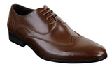 Meeste nahast paeltega brogue-kingad Itaalia disainerist, elegantsed, pidulikud ja klassikalised, retro-stiilis kingad.