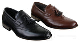 Meeste nahast sussid, tupsudega brogue-saapad, klassikalised, vintage, retro stiilis autokingad