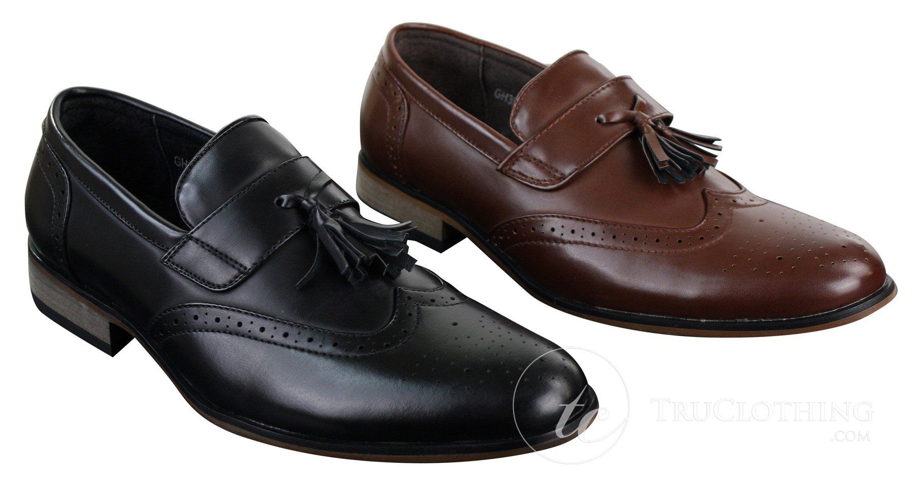 Meeste nahast sussid, tupsudega brogue-saapad, klassikalised, vintage, retro stiilis autokingad