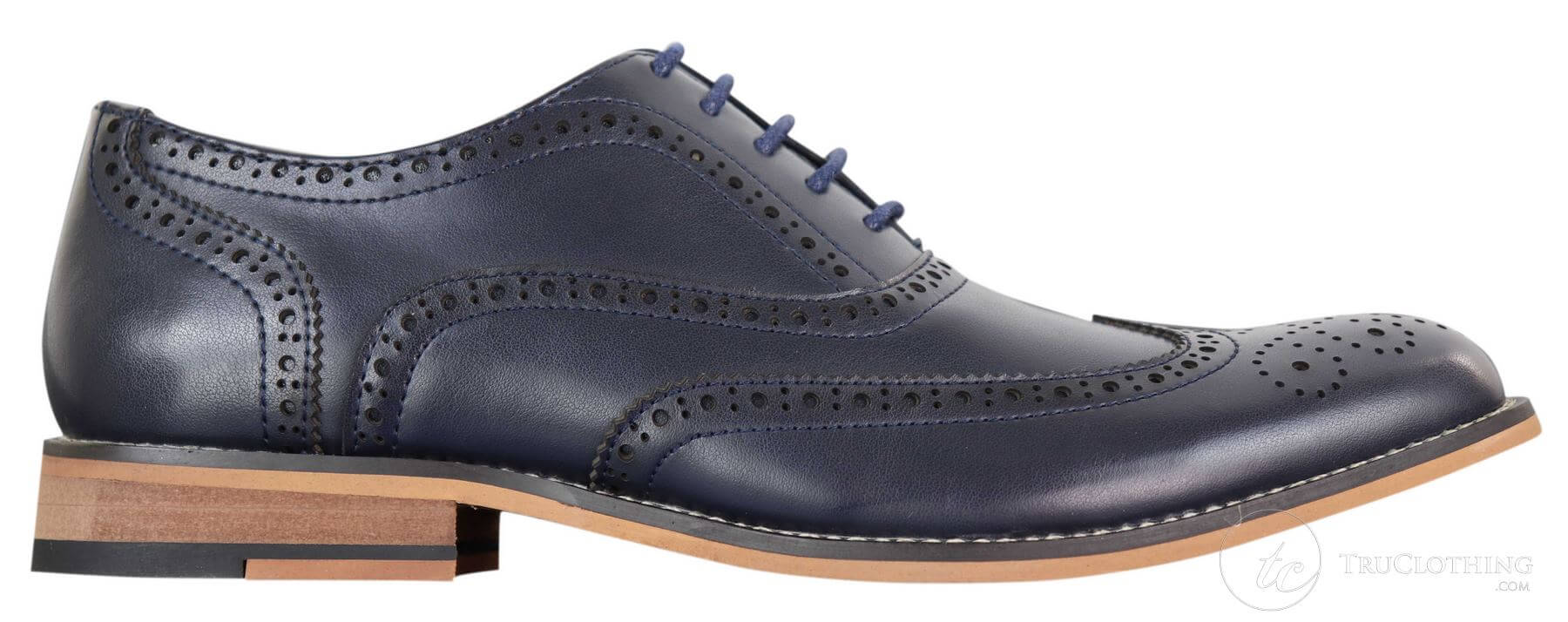 Meeste päris nahast paeltega Gatsby Brouges nutikad disaineri retro-vintage kingad