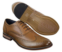 Meeste päris nahast paeltega Gatsby Brouges nutikad disaineri retro-vintage kingad
