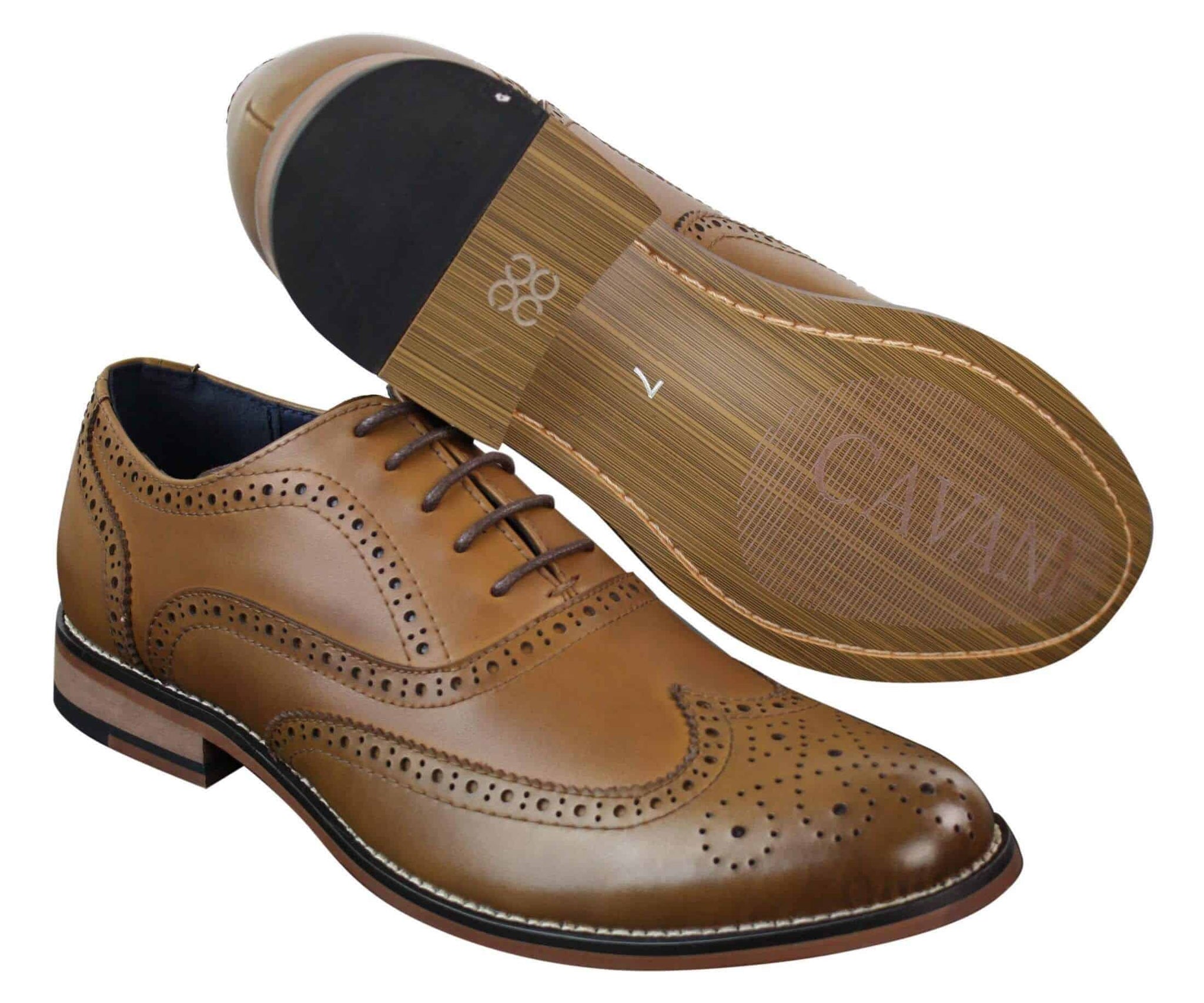 Meeste päris nahast paeltega Gatsby Brouges nutikad disaineri retro-vintage kingad