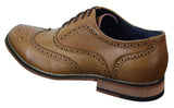 Meeste päris nahast paeltega Gatsby Brouges nutikad disaineri retro-vintage kingad