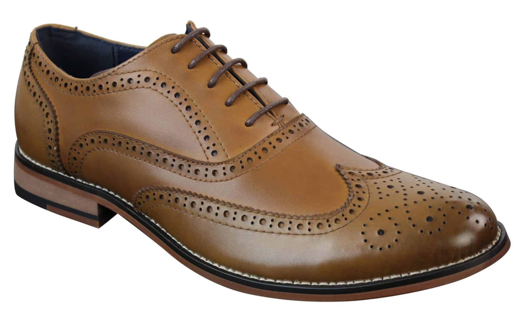 Meeste päris nahast paeltega Gatsby Brouges nutikad disaineri retro-vintage kingad