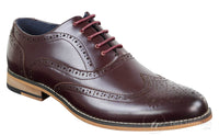 Meeste päris nahast paeltega Gatsby Brouges nutikad disaineri retro-vintage kingad