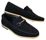 Meeste libisevad pandlaga Horsebit autokingad Loafers Retro Smart Casual Seemisnahast