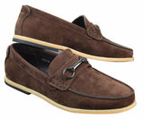 Meeste libisevad pandlaga Horsebit autokingad Loafers Retro Smart Casual Seemisnahast