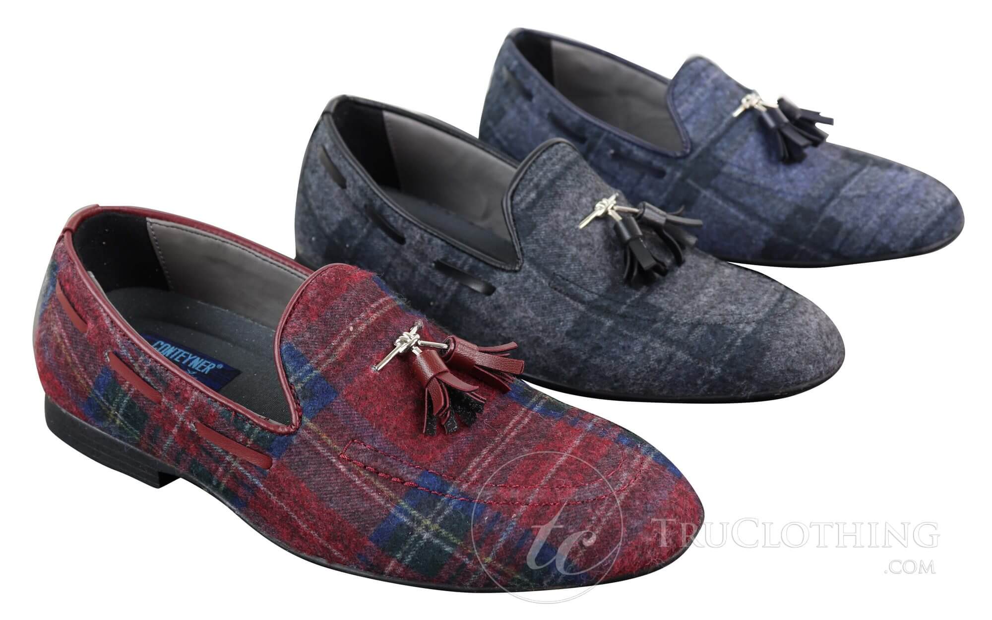 Meeste tviidruudulised tutiga kingad