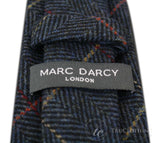 Meeste tviidist kalasabamustriga tekstuuriga Marc Darcy lipsud, klassikalised vintage retro Etoni tumesinised