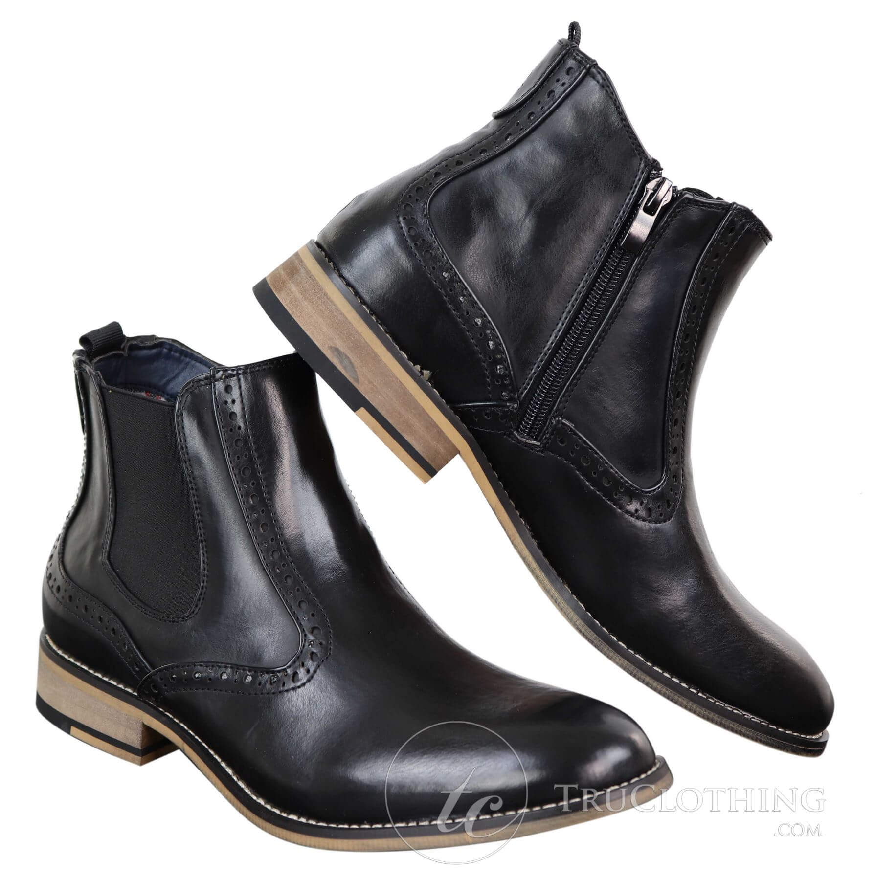 Meeste vintage brogue poolsaapad - Cavani Fox