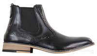 Meeste vintage brogue poolsaapad - Cavani Fox