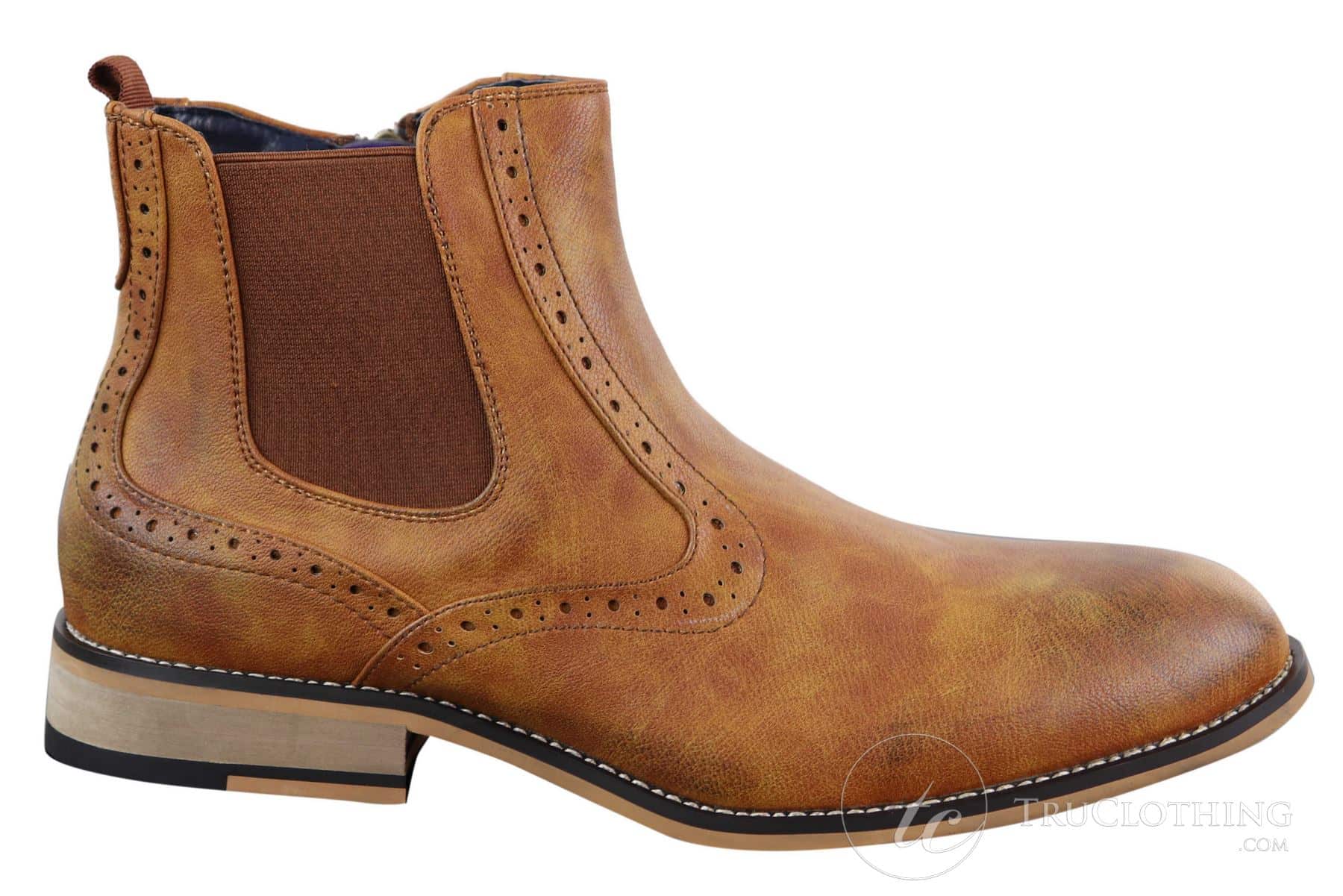 Meeste vintage brogue poolsaapad - Cavani Fox