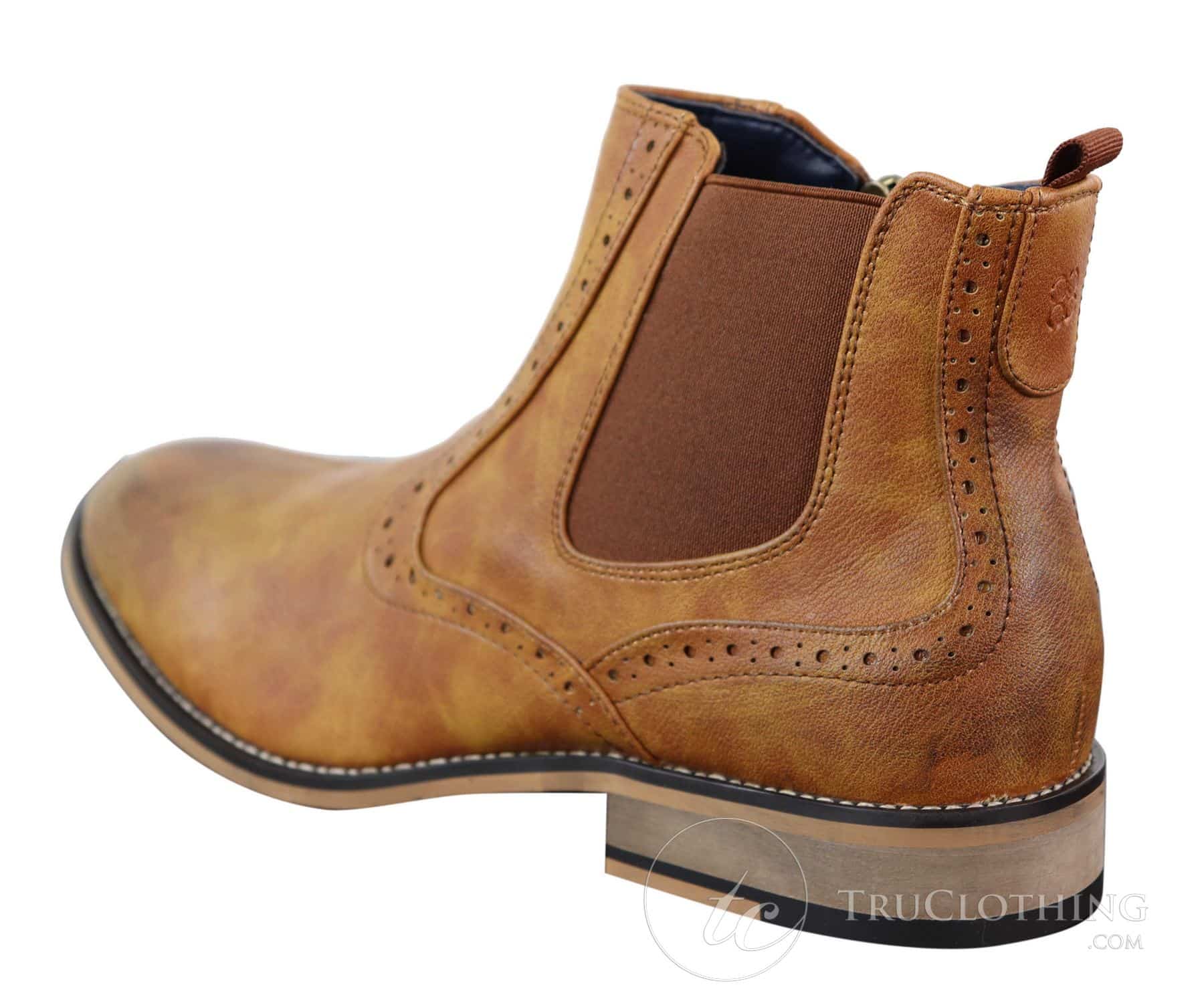 Meeste vintage brogue poolsaapad - Cavani Fox