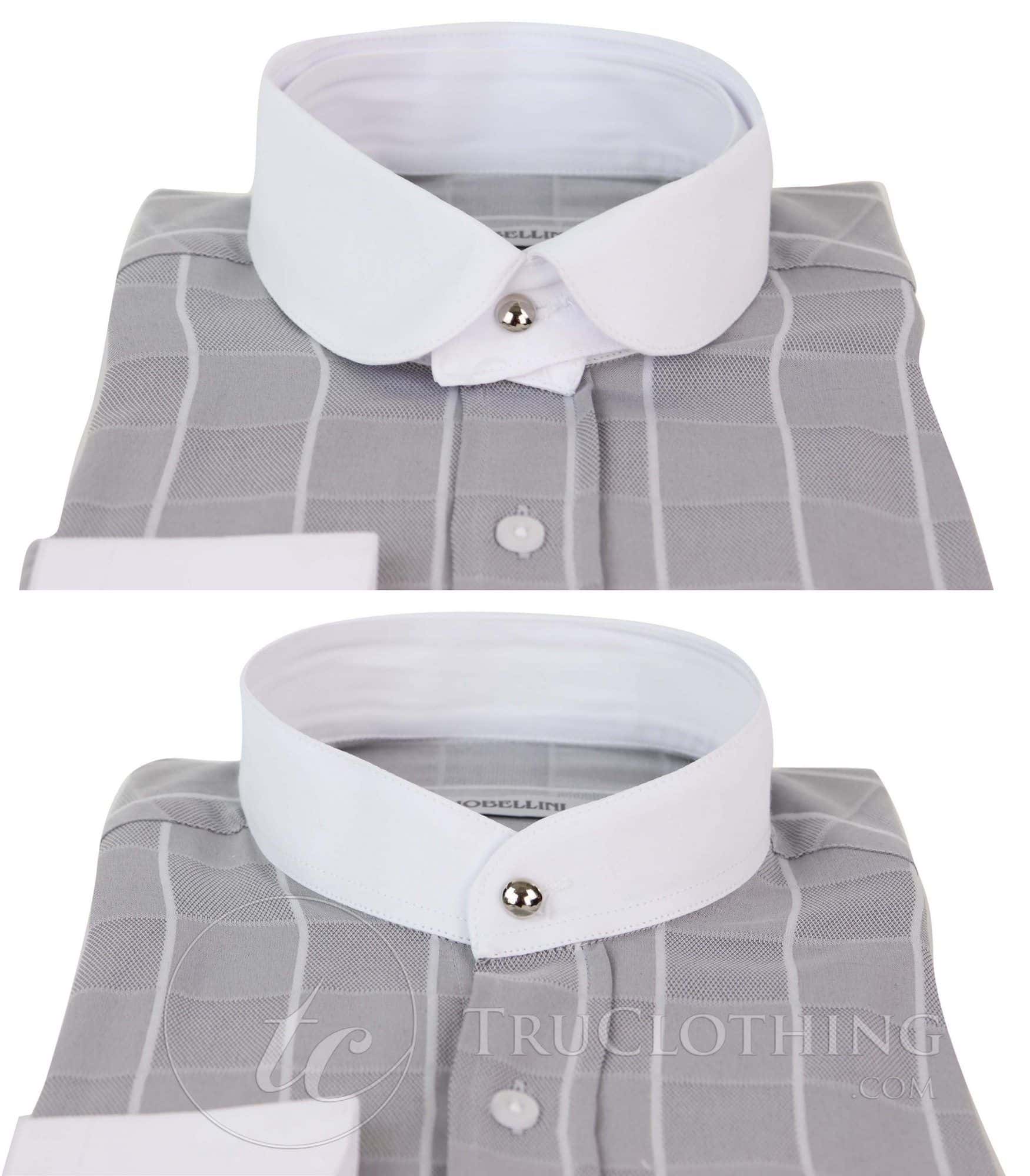 Meeste vintage ruuduline särk eemaldatava kraega