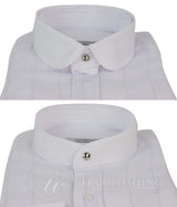 Meeste vintage ruuduline särk eemaldatava kraega