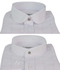 Meeste vintage ruuduline särk eemaldatava kraega