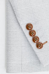 Mark meeste halli kivimustriga kolmeosaline tviidruuduline ülikond pruuni äärisega pulmadeks ja lõpupidudeks