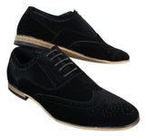 Patron 238 meeste seemisnahast nahast brogue-kingad, nutikad vabaaja punased, pruunid, tumesinised, mustad paeltega kingad, retro