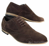 Patron 238 meeste seemisnahast nahast brogue-kingad, nutikad vabaaja punased, pruunid, tumesinised, mustad paeltega kingad, retro