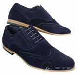 Patron 238 meeste seemisnahast nahast brogue-kingad, nutikad vabaaja punased, pruunid, tumesinised, mustad paeltega kingad, retro