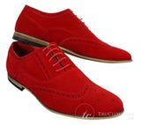 Patron 238 meeste seemisnahast nahast brogue-kingad, nutikad vabaaja punased, pruunid, tumesinised, mustad paeltega kingad, retro