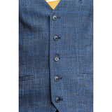 Phantom - meeste sinine ruuduline vest
